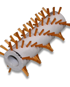 Egg belt brush  20x35x64x12  - 5 lines f/LB 245/350/500